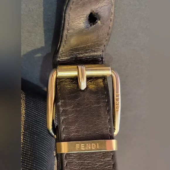 AUTHENTIC FENDI Pequin BUCKET BAG - Picture 15 of 16